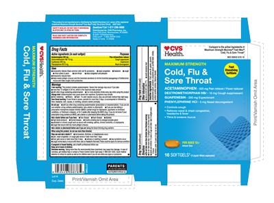 Maximum Strength Cold  Flu And  Sore Throat (cvs)